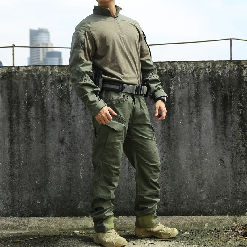 

2024 New Hunting Set Russian PAZAGUILA Frogman combat Suit Men's G3 Frogman Combat Training Suit G4 Men's New Tactical Pants