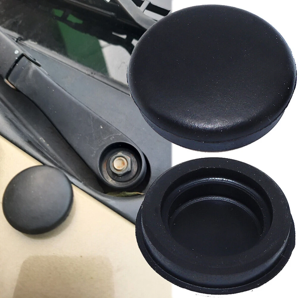 

Black Car Front Wiper Nut Cover Cap Bolt Wear-resistant Natural Rubber Non-deformation Anti-corrosion High-quality Materials