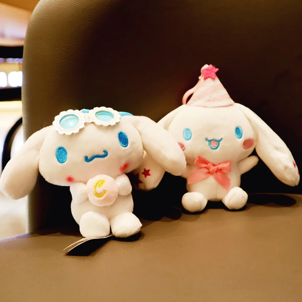 

Sanrio Cinnamoroll Series Plush Pendant Plush Toy Bag Accessories Keychain Pendant Bag Car Pendant Children's Gifts