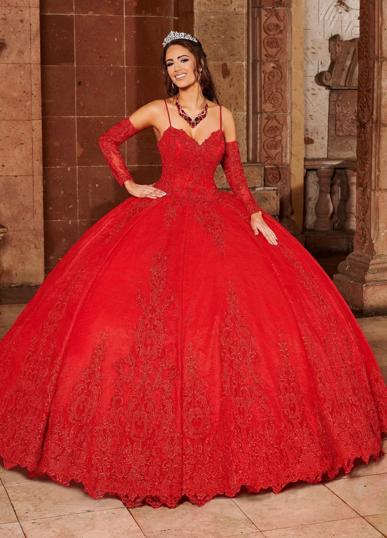 Pink Charro Quinceanera Dresses Ball Gown Spaghetti Straps Appliques Lace Beaded Puffy Mexican Sweet 16 Dresses 15 Anos