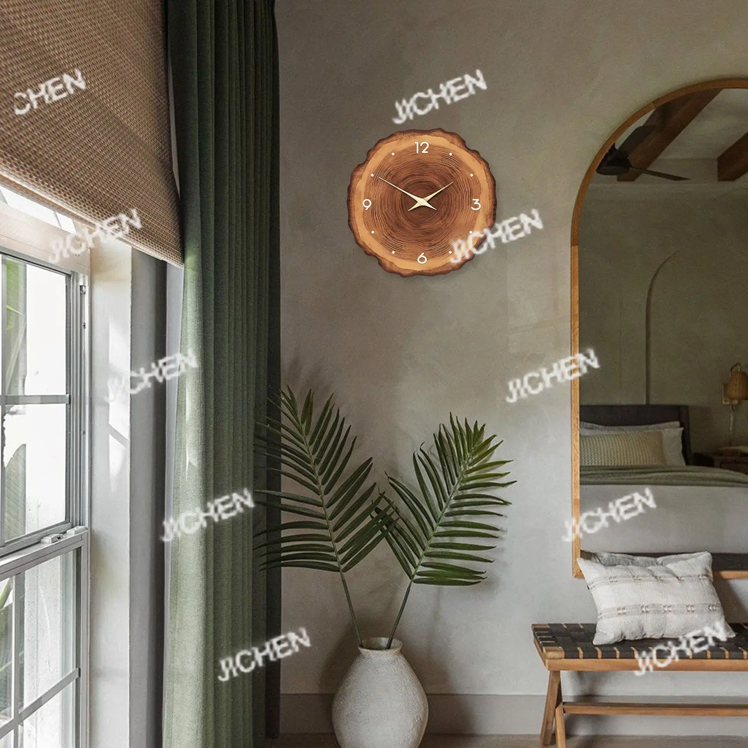 

Креативные настенные часы, бесшумные ежегодные настенные часы в форме кольца, модные художественные маятниковые настольные часы, украшение для гостиной, дома