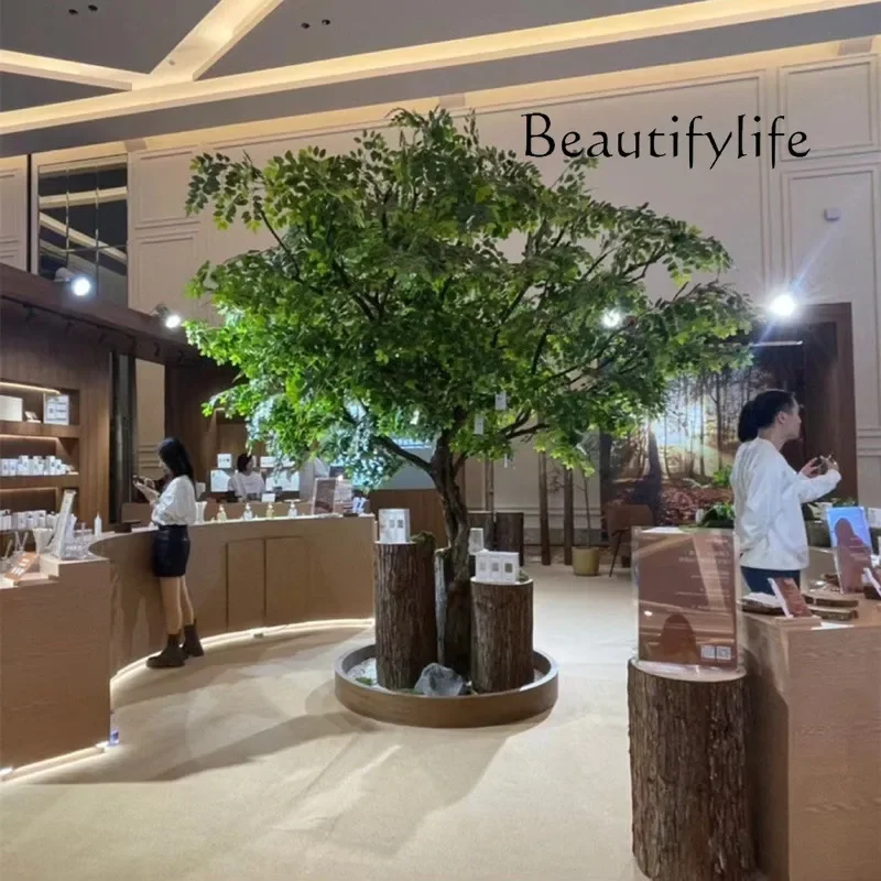 X36 Simulated Locust Tree Elm Landscaping Interior Decoration Tree Artificial Large Tree Bionic Green Plants Simple Landscape