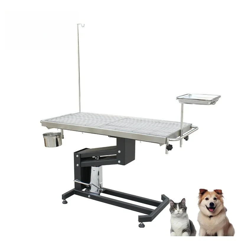 Animal Veterinary Vet Surgery  Electric Hydraulic Lift Up and Down Operating Dissection Table