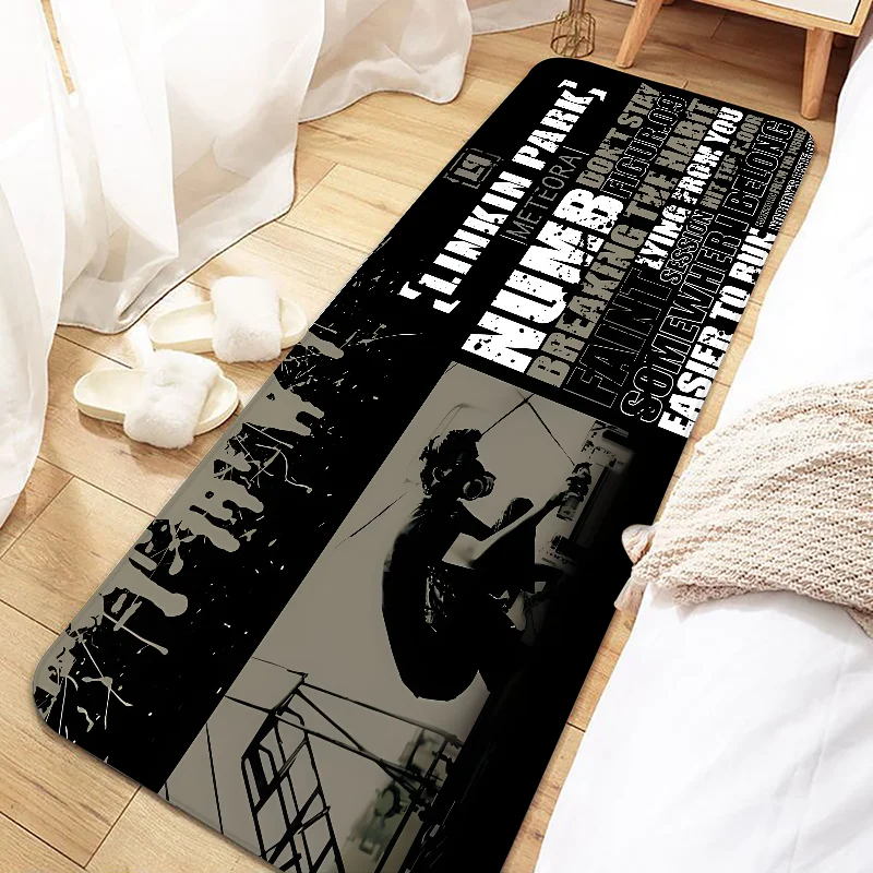 Linkin park Door Mat Entrance Non-slip Doormat Washable Kitchen Carpet Living Room Hallway Rugs Bathroom Bath Door Mats