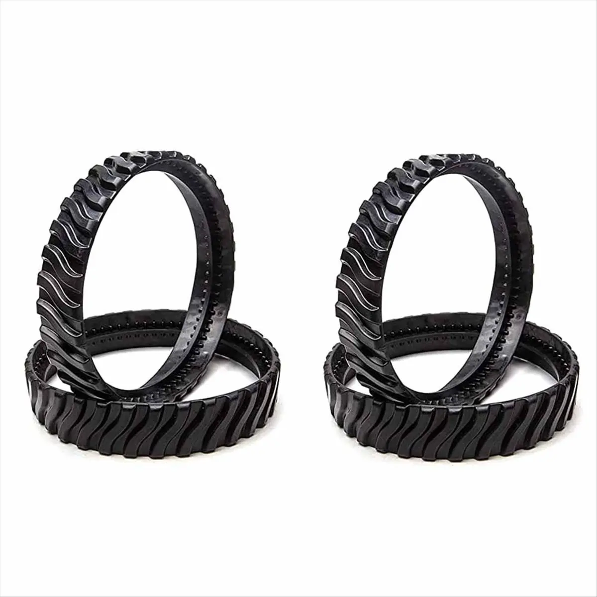 

A74X 4Pcs Replacement Rubber Tracks for Zodiac Mx8 Elite Mx6 Elite Mx8 Mx6 R0526100