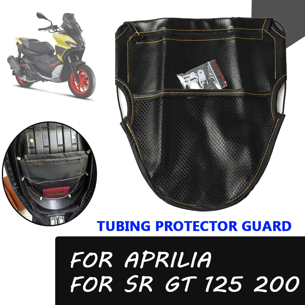 For Aprilia SR GT 200 125 SRGT200 SRGT125 SR 200 GT Cycling Bag Motorcycle Seat Storage Bag Scratch Resistant Scooter Bucket