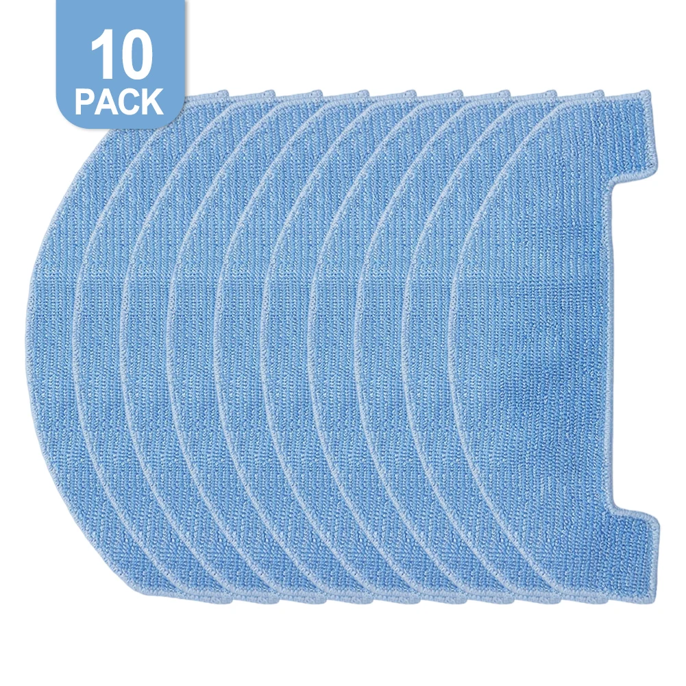 Replacement Mop Cloth Set for Ultenic For T10 for lite Vacuum Premium Microfiber Materials in Either 4 or 10 Piece Options