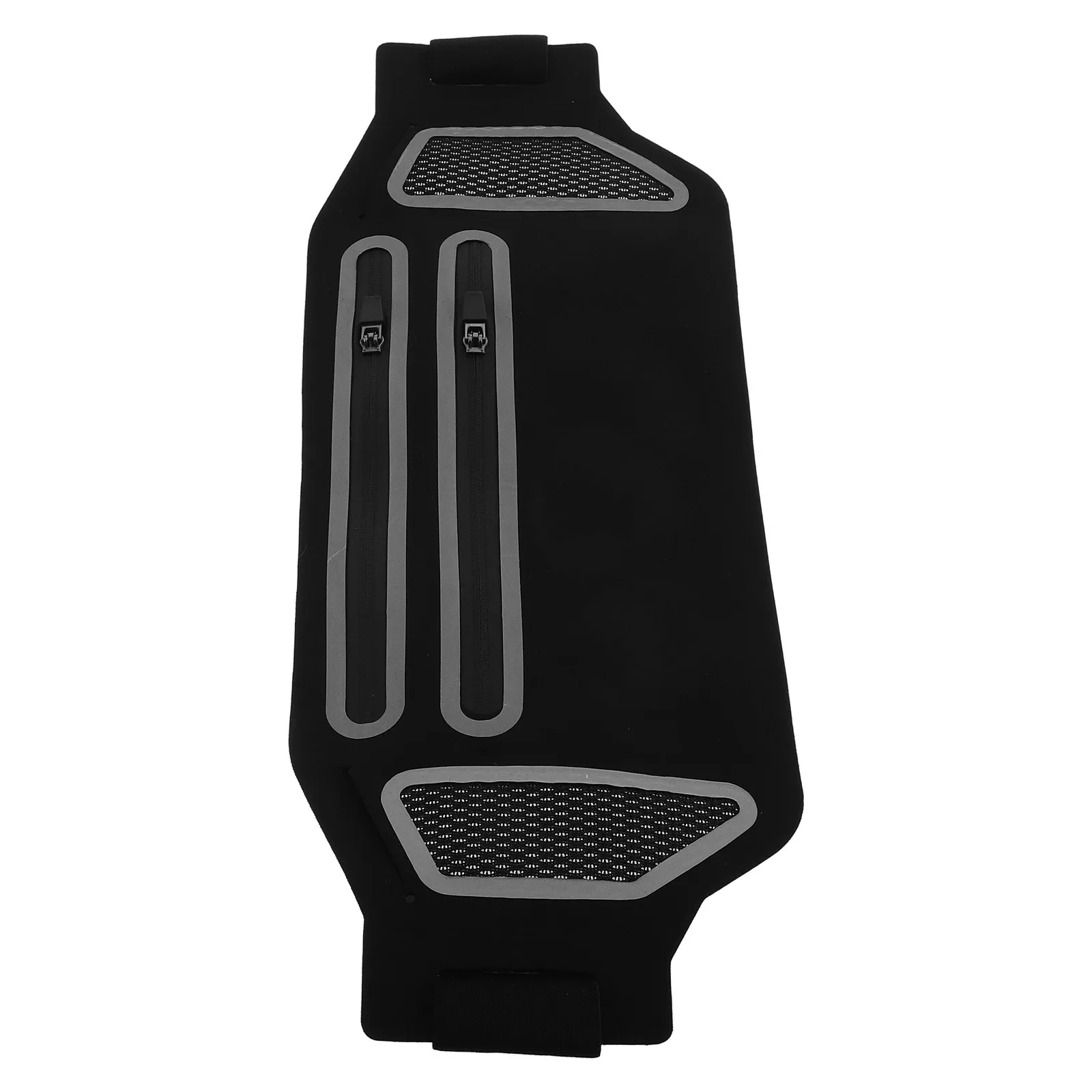 

Легкая водонепроницаемая поясная сумка для бега, ультратонкий дизайн, с двумя молниями, для мужчин и женщин, для фитнеса, активного отдыха, марафона