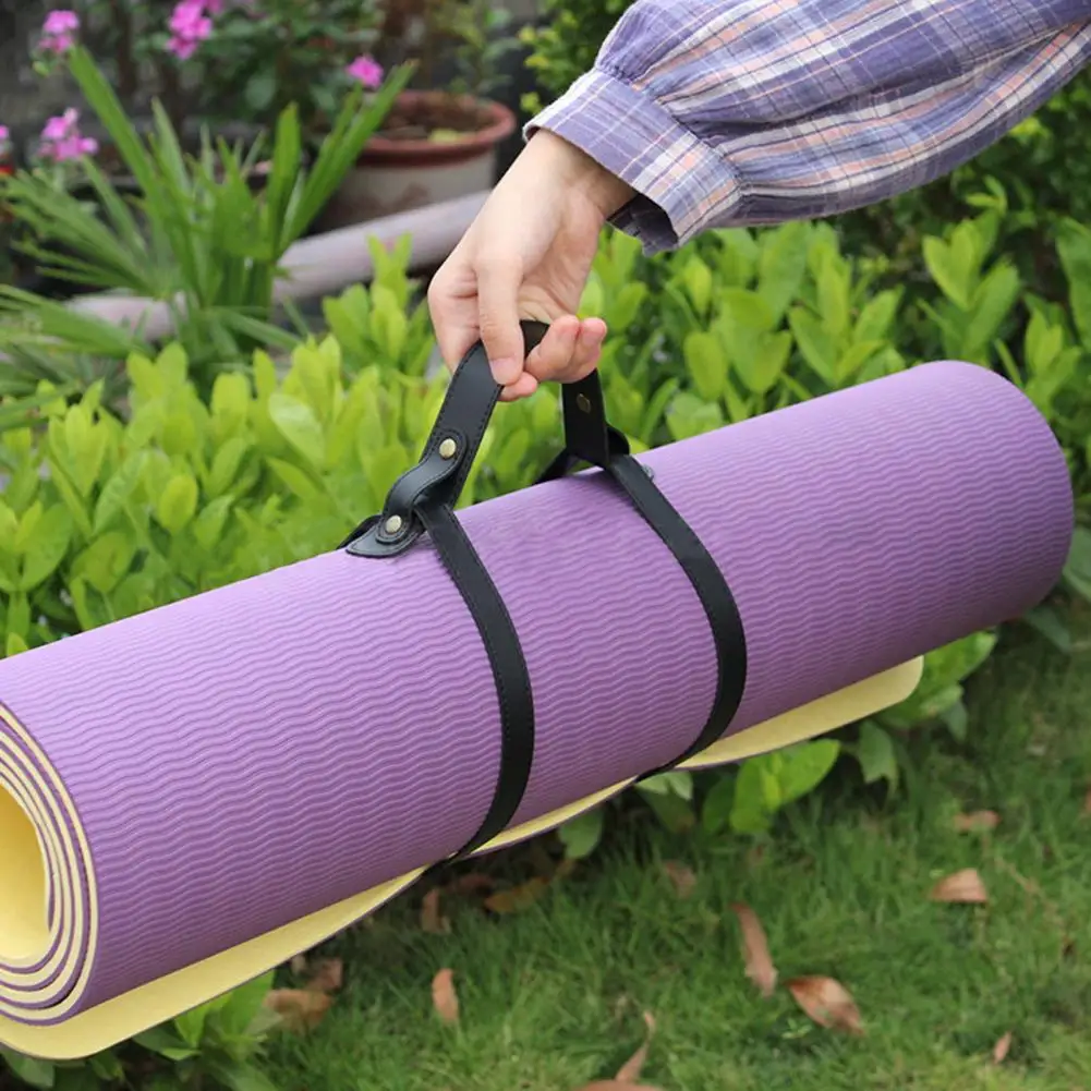 Yoga Mat Carrier Strap Adjustable Universal Portable Yoga Mat Thick Strap Sling Transport Belt Yoga Mat Carry Belt Strap