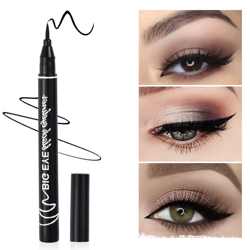 Waterproof Liquid Eyeliner Makeup for Women Long Lasting Quick Drying Eye Liner Arrow Pencil Smooth Eyeliner Pencil Cosmetics