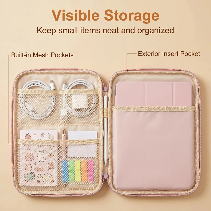 Tablet Sleeve Bag 9-11 inch for XiaoMi Pad 5 Pro iPad Air Pro 11 10th/9/8/7 10.2 For Samsung Huawei Lenovo Shockproof Pouch Bags