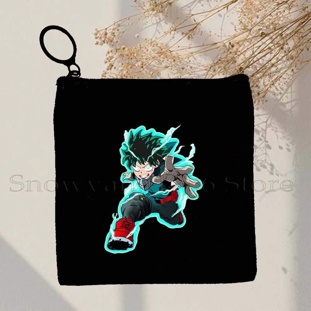 Manga Deku My Hero Academia Todoroki Tsuyu Himiko Bakugo Genius Himiko Canvas Key Coin Purse Case Card Lipstick Bag Wallet Pouch