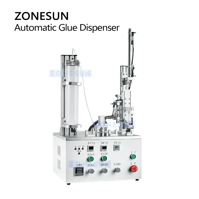 ZONESUN Lem Dispenser Jarum Suntik Mengisi Gemuk Perekat Pasta Sealant Mesin Pengeluaran ZS-GD302