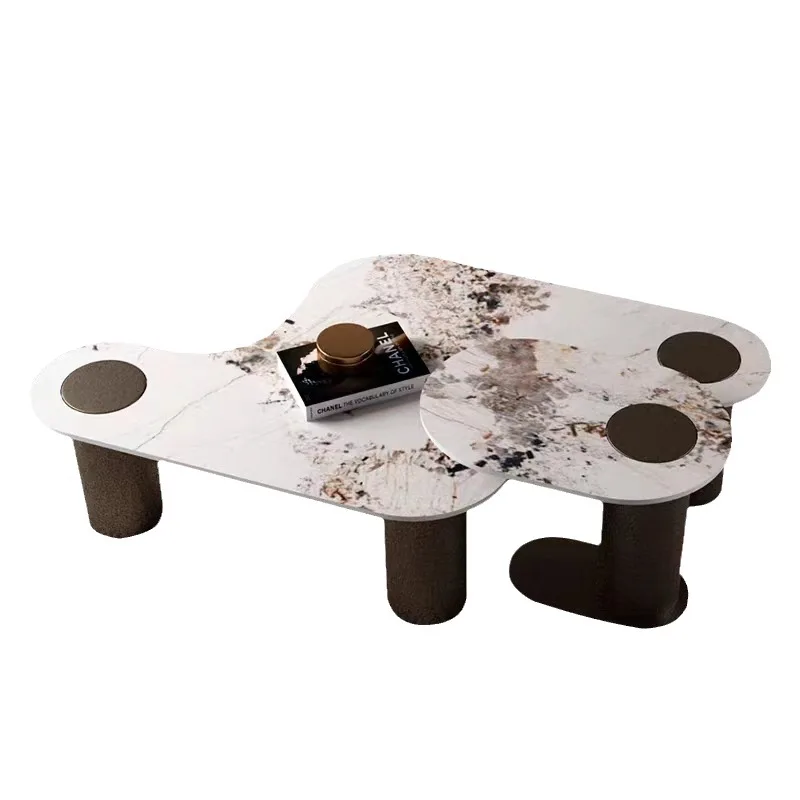 Pandora rock slab special-shaped small  modern high-end minimalist household child and mother combination coffee table