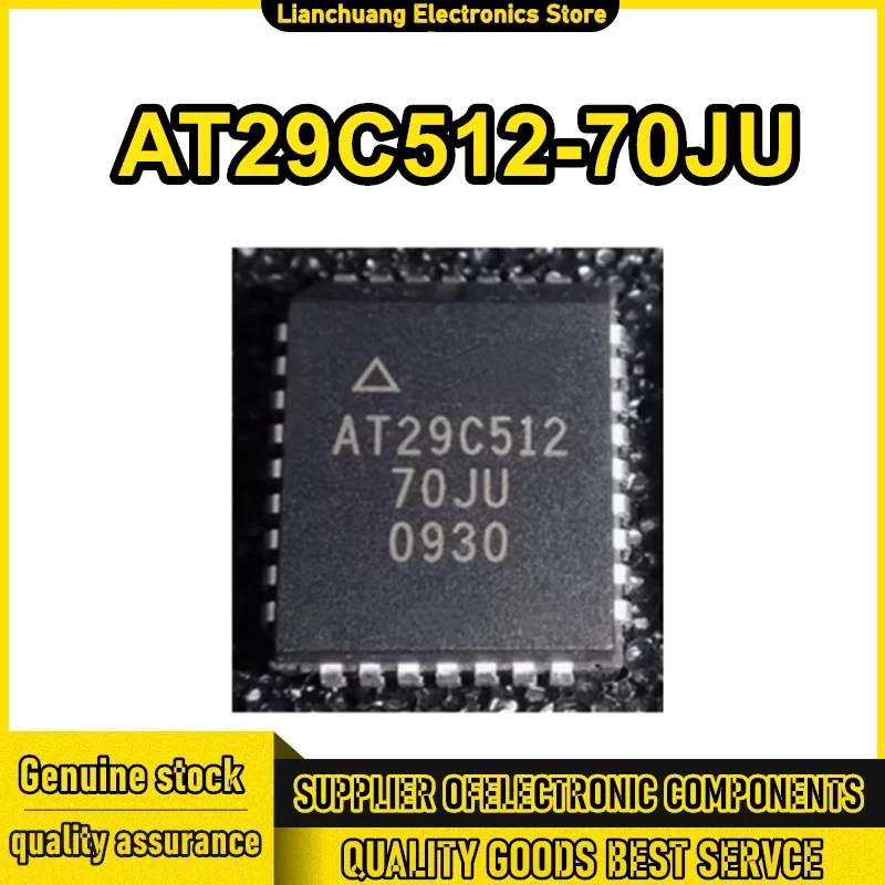 5 PZ AT29C512-70JU AT29C512-70JU AT29C512-70 AT29C512 PLCC32 CHIP IC Originale In Magazzino