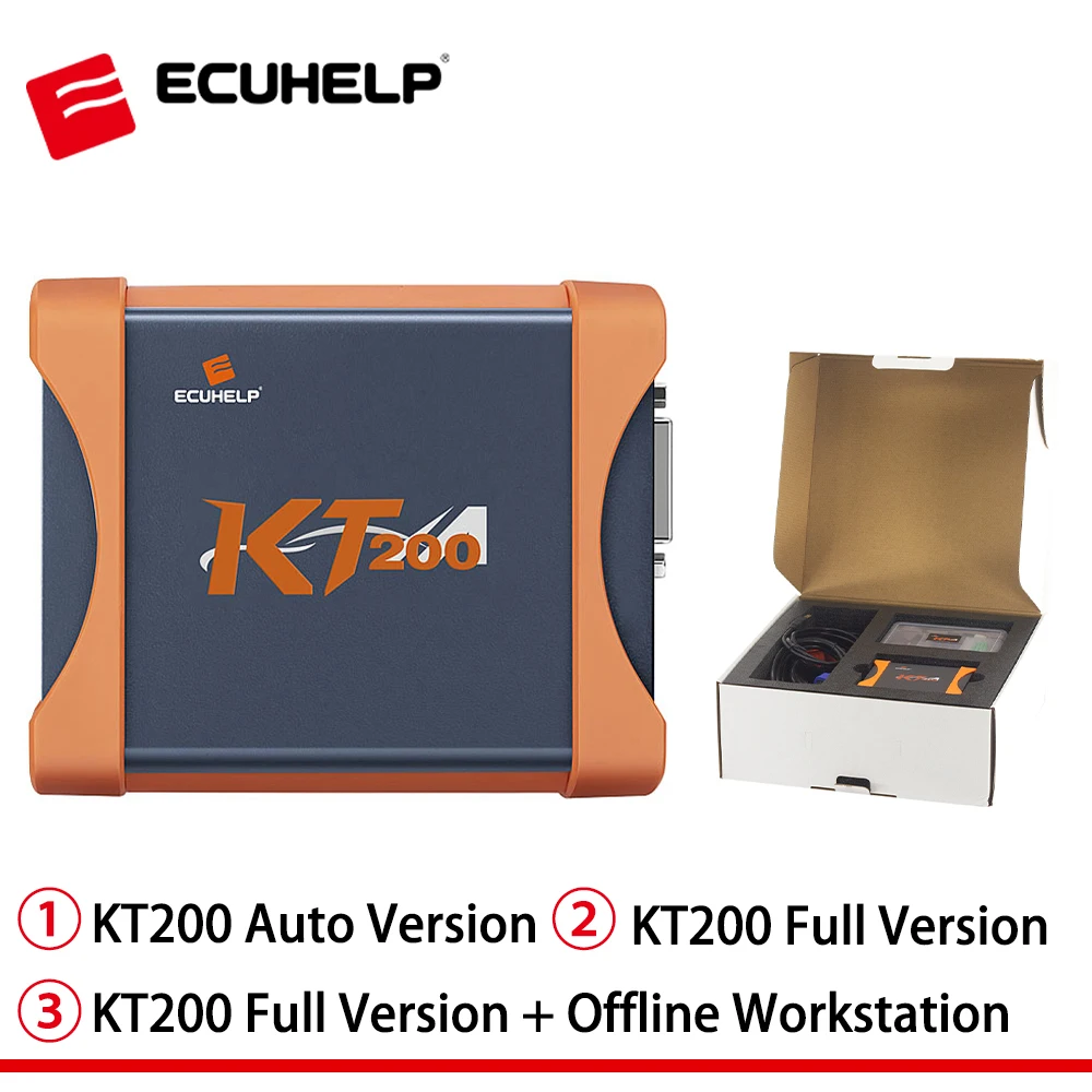 ECUHEL KT200 ECU Programmer Support DTC Code Removal OBD2 ECU KT200 Read Write Car Truck via OBD / on Bench / in Boot Jtag