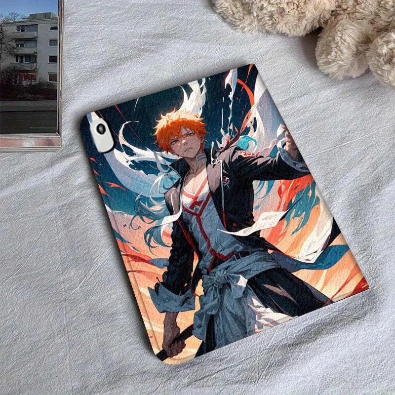 بليتش أنيمي التوضيح لباد برو الهواء Mini 1 2 3 4 5 6 7 7 8th 9th 10th 11th 10.2 9.7 10.5 10.9 11 12.9 حافظة كمبيوتر لوحي #6