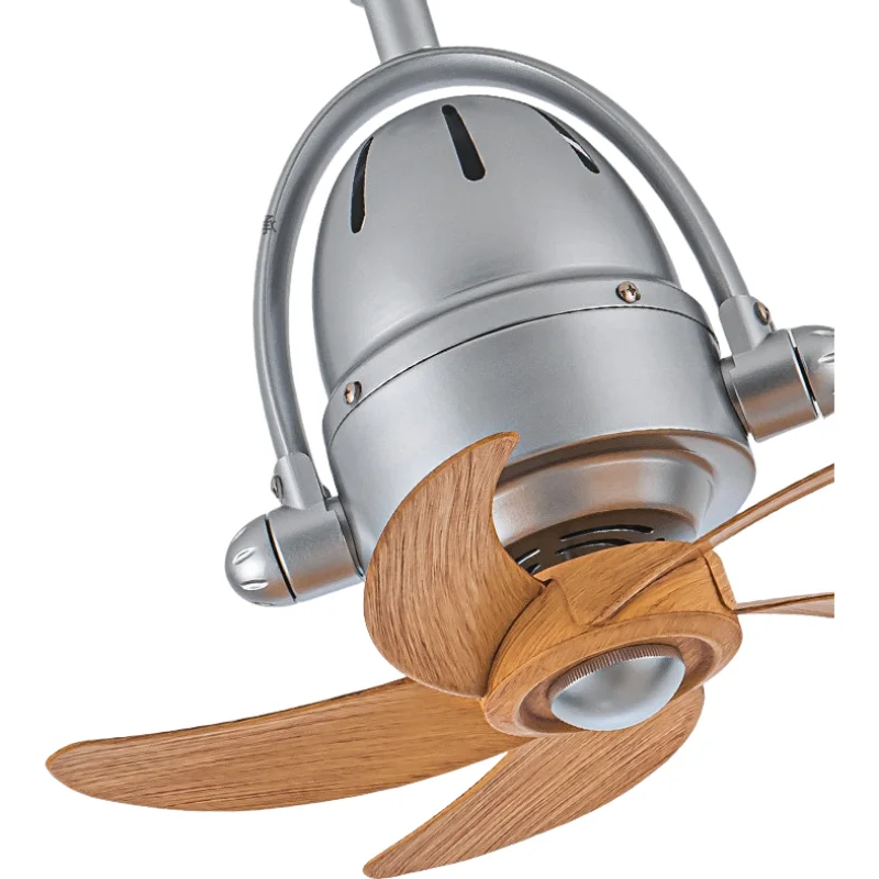 KOTUMY Dual Voltage Mini Swing Ceiling Fan 110V 220V, Wall Mounted No Light Ventilator Large Air Volume for Bar Kitchen Study