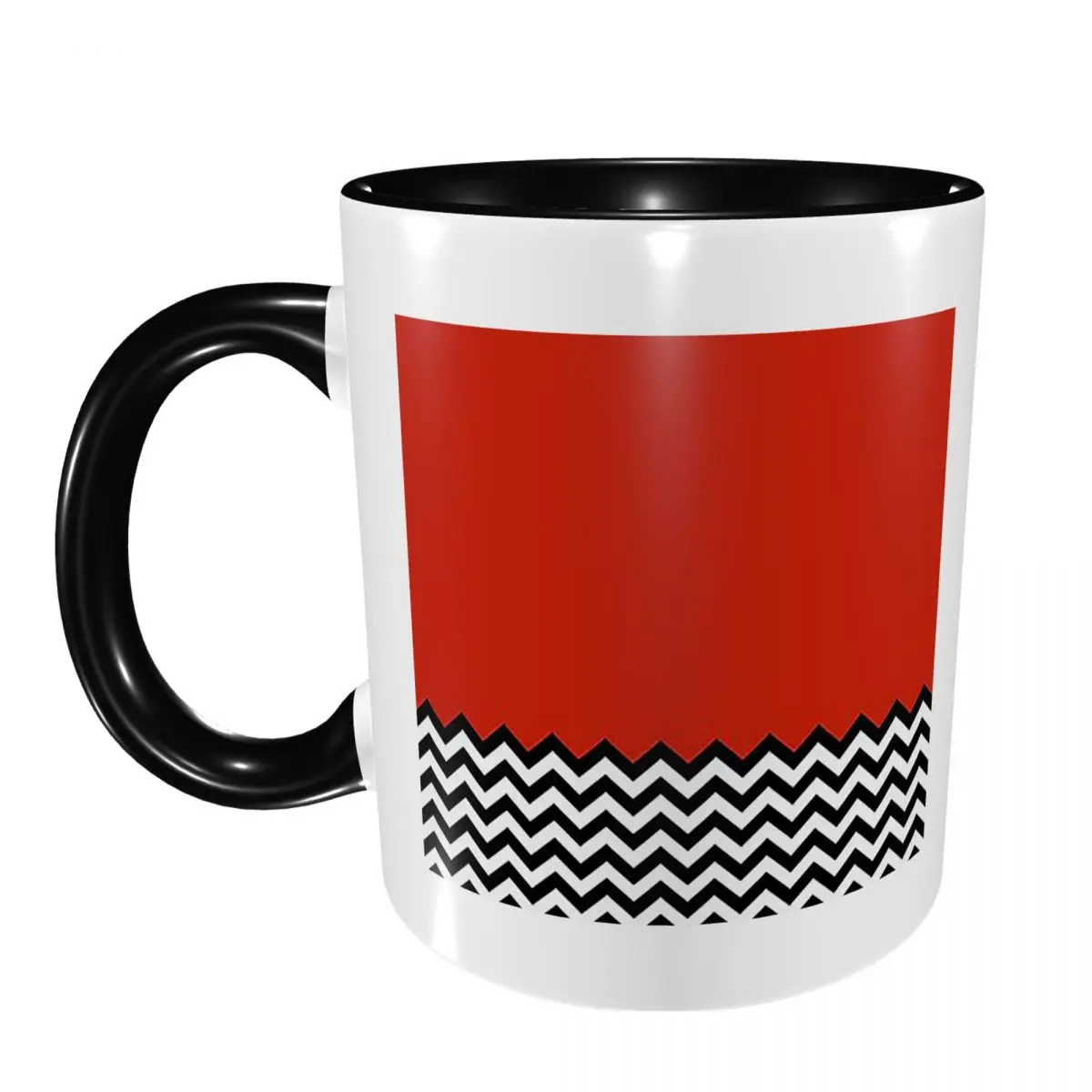 Black Lodge Twin Peaks Inspired Graphic Mug Funny Ceramic Coffee Cups Tea Mugs Milk Cup Drinkware Gift for Friends