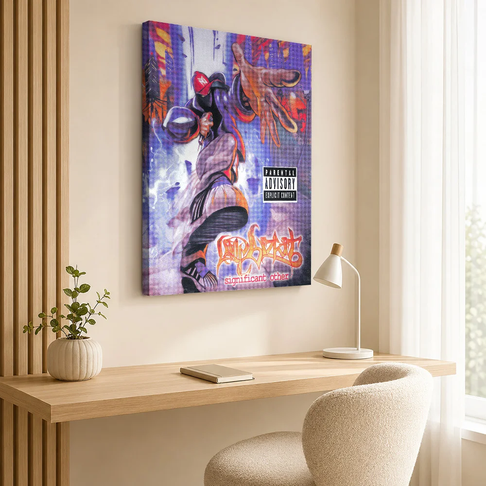 Limp Bizkit Significant Other Album Canvas Print Poster Grunge Style Wall Art With Customized Photo For Bedroom Ideal Fan Gift