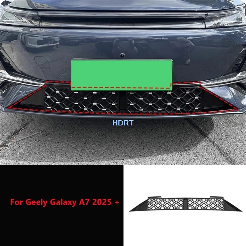 

Car Style Front Bumper Water Tank Insect Screen Dust Proof Net Racing Grills Intake Cover Accessories For Geely Galaxy A7 2025 +