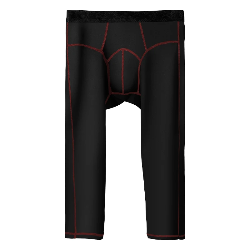 

Men's Thermal Leggings for Autumn and Winter, Thin, Tight-Fitting, Fleece-Lined, Plus Size, Inner Wear, Warm Pants for Men