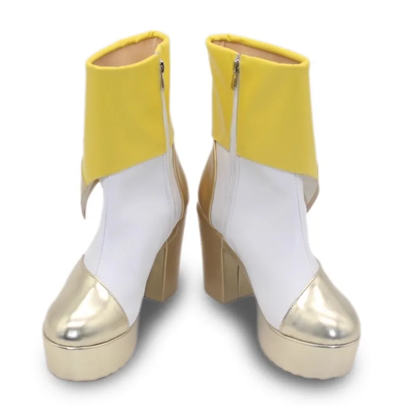 Spiel Mio Honda Cosplay Schuhe Unisex Lady Cute Comic PU High Heel Stiefel für Halloween Karneval Party Weihnachten