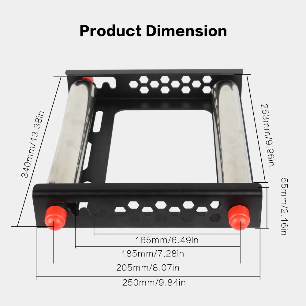 Imagem -06 - Rack de Filamento Ajustável para Impressora 3d Abs Pla Petg Material Suporte Fixo Prateleiras Spool Suprimentos Bandeja de Consumíveis 1kg 3kg 5kg 10kg