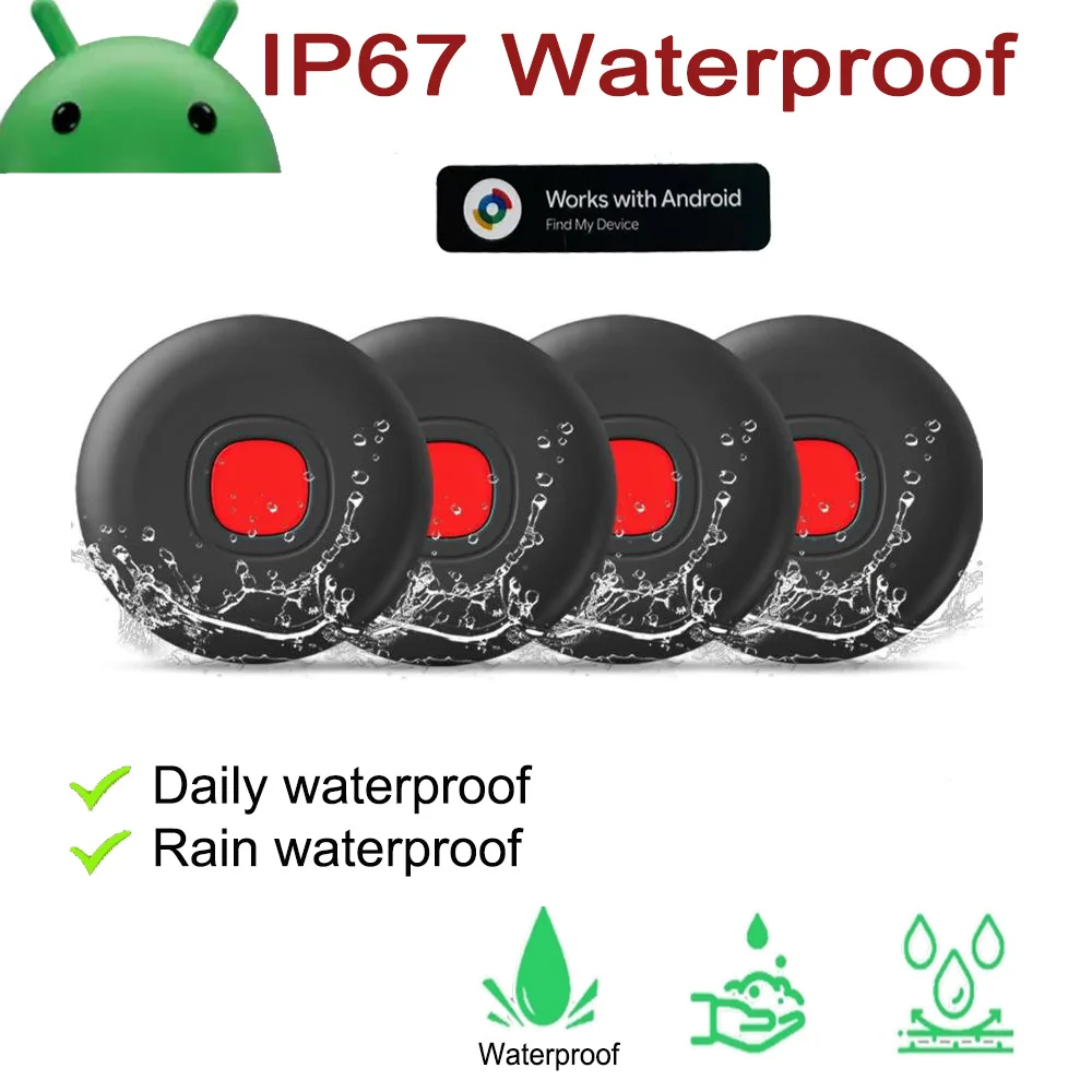 Smart Anti-Lost Airtag Funktioniert mit Android Google Find My Device Global Position GPS Pet Tracker Bag Auto Drone Locator Item Finder