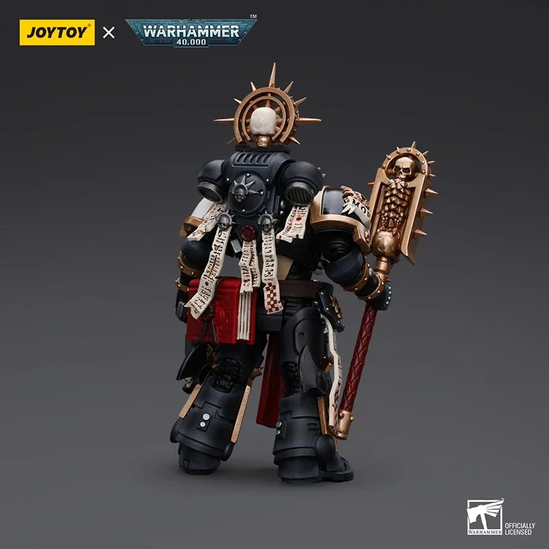 JOYTOY Warhammer 40K 1/18 Action Figure Ultramarines Chaplain Indomitus อะนิเมะคอลเลกชัน Movable Joints ของเล่นเด็กของขวัญ