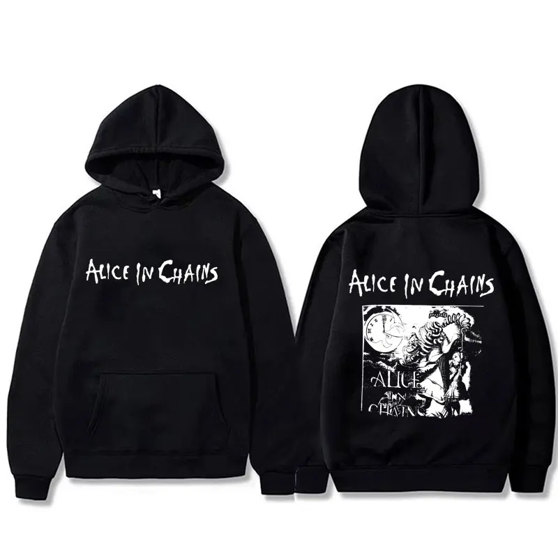 

Rock Band Alice in Chains Graphic Print Hoodie Men Women 90s Gothic Punk Streetwear Unisex Vintage Oversized Pullover Hoodies