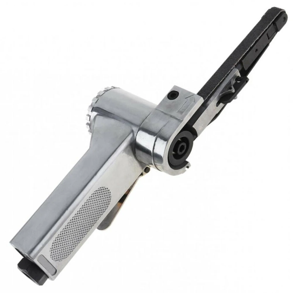 Sanding Air Belt Sander + 50 Belts 10mm 330X10mm 60-120 Grits Accessories File Detail Power for durable Sanding