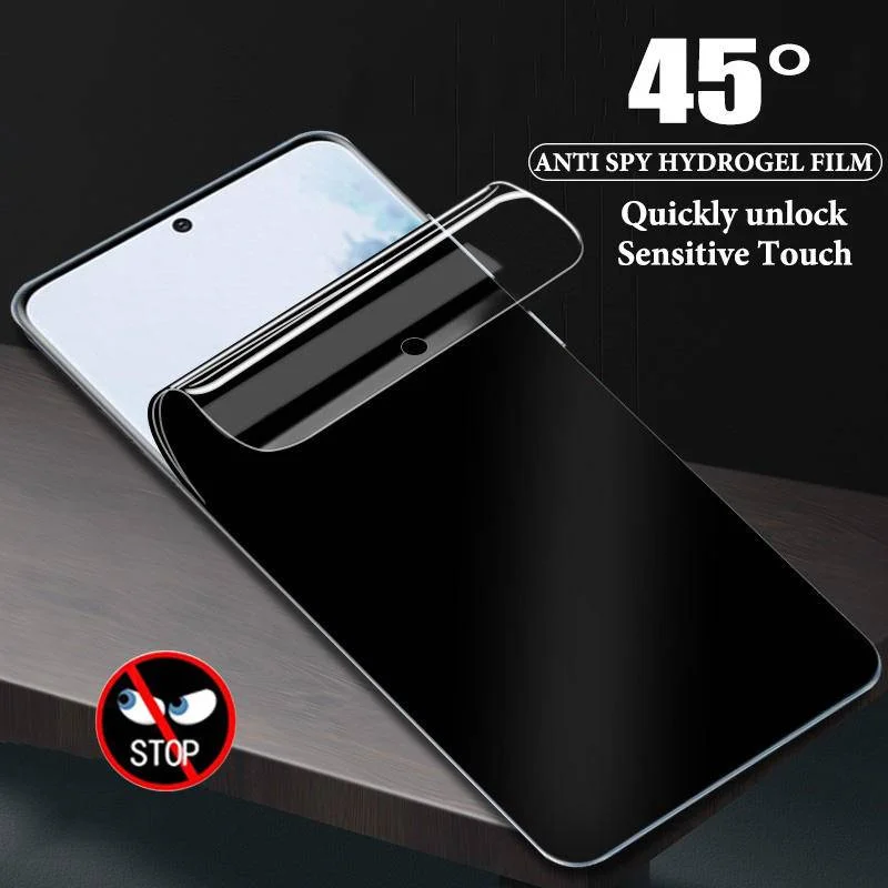 Anti-Spy Privacy Hydrogel Film For Xiaomi Redmi K70 Pro K60 K50 Gaming K40S Screen Protector For Redmi K40 K30