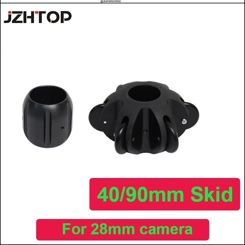 

28mm Camera Head Skid Video Camera Head Protective Skid DIY 40mm 90mm Skid Flexible Pipeline Imspection Camera Head Skid