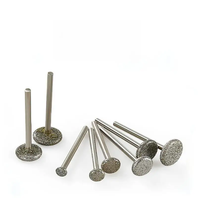 6 Stück Dremel Zubehör Schleifköpfe Fräser 3mm Schaft Jade Stein Schnitz- Polier- und Gravierwerkzeuge – Detail 7