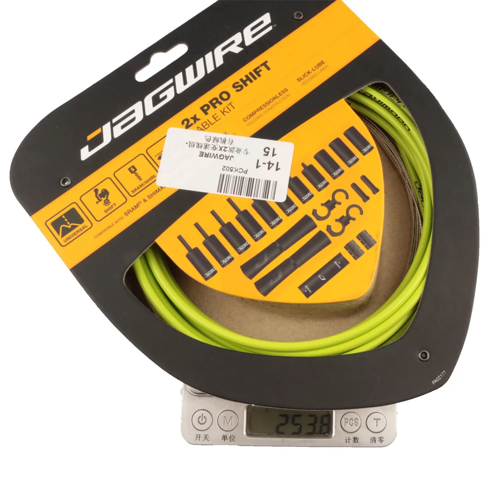 JAGWIRE 2X Pro Shift Kit Hochpräzises Schleifen Edelstahl Mountainbike Schaltleitung Rennrad Übertragungsleitung – Detail 2