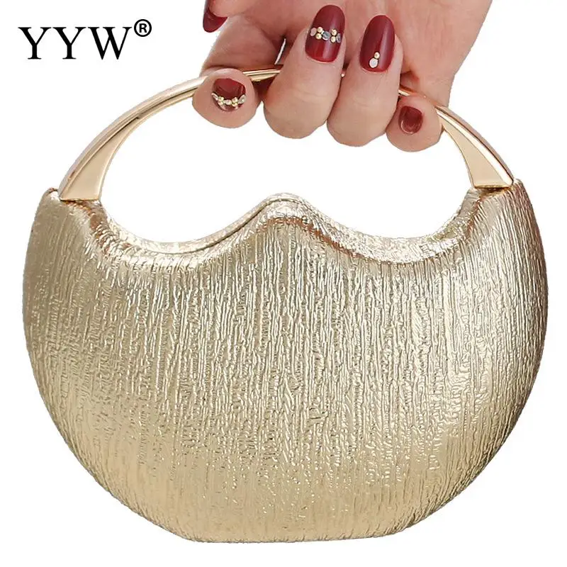 

New Fashion Women Clutch Bag Hard- Surface Handbag Luxury With Chain Design For Girls Wedding Party Purse Clutches Bolsas Mujer