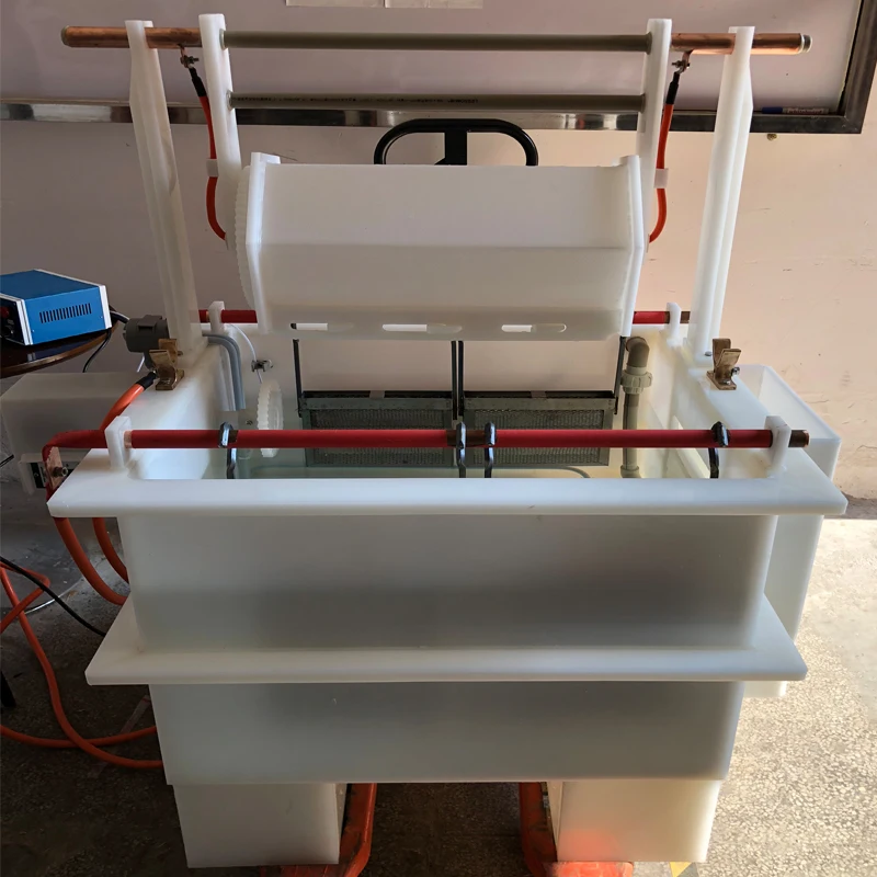 New Product Portable Plating Barrel Rotating Drum Electroplating Mini Small Size Metal Coating Machine