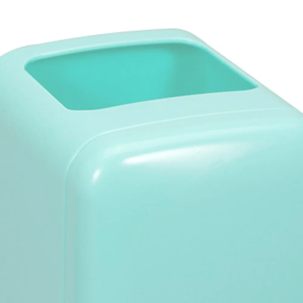 Office Supplies Small Size Desk Organizer Green Color White Color Pen Holder Sealed Drawer Minimal Desktop Storage School