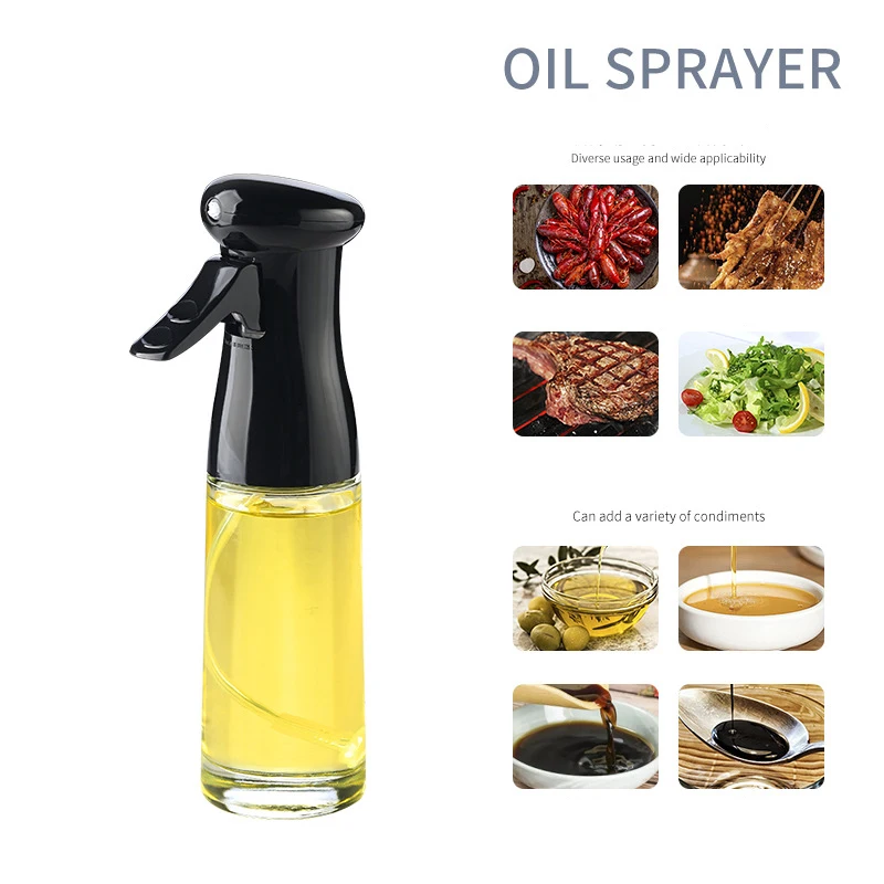 Barbecue camping oil spray pot Light food doctrine food grade kitchen supplies atomizing oil spray bottle