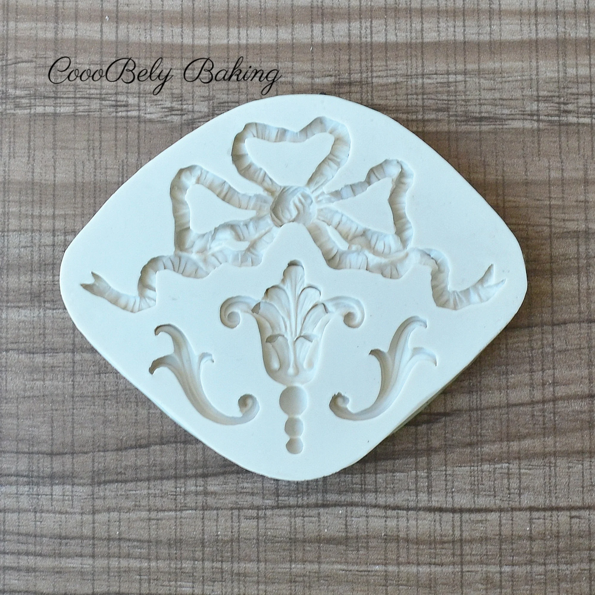 Baroque Lace Silicone Molds For Baking Fondant Bow Cake Decorating Tools Chocolate Mould Cupcake Mold Kitchen Accessories