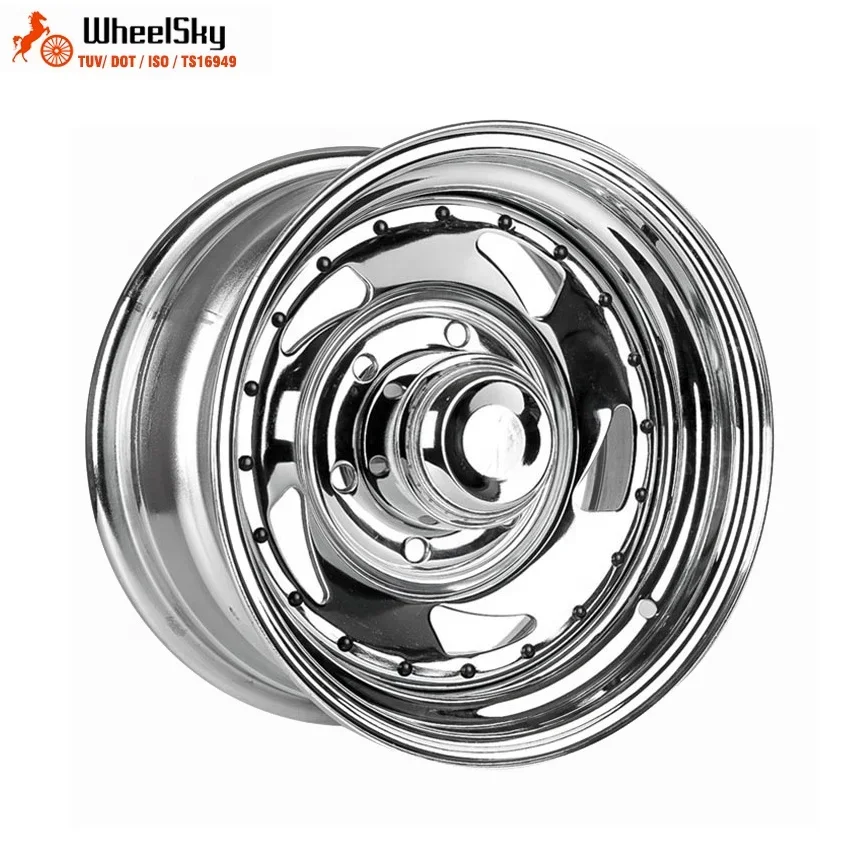 Wheelsky High Quality D window wheels 16 inch 16x8 PCD 5x114.3 steel wheel rim for 4x4