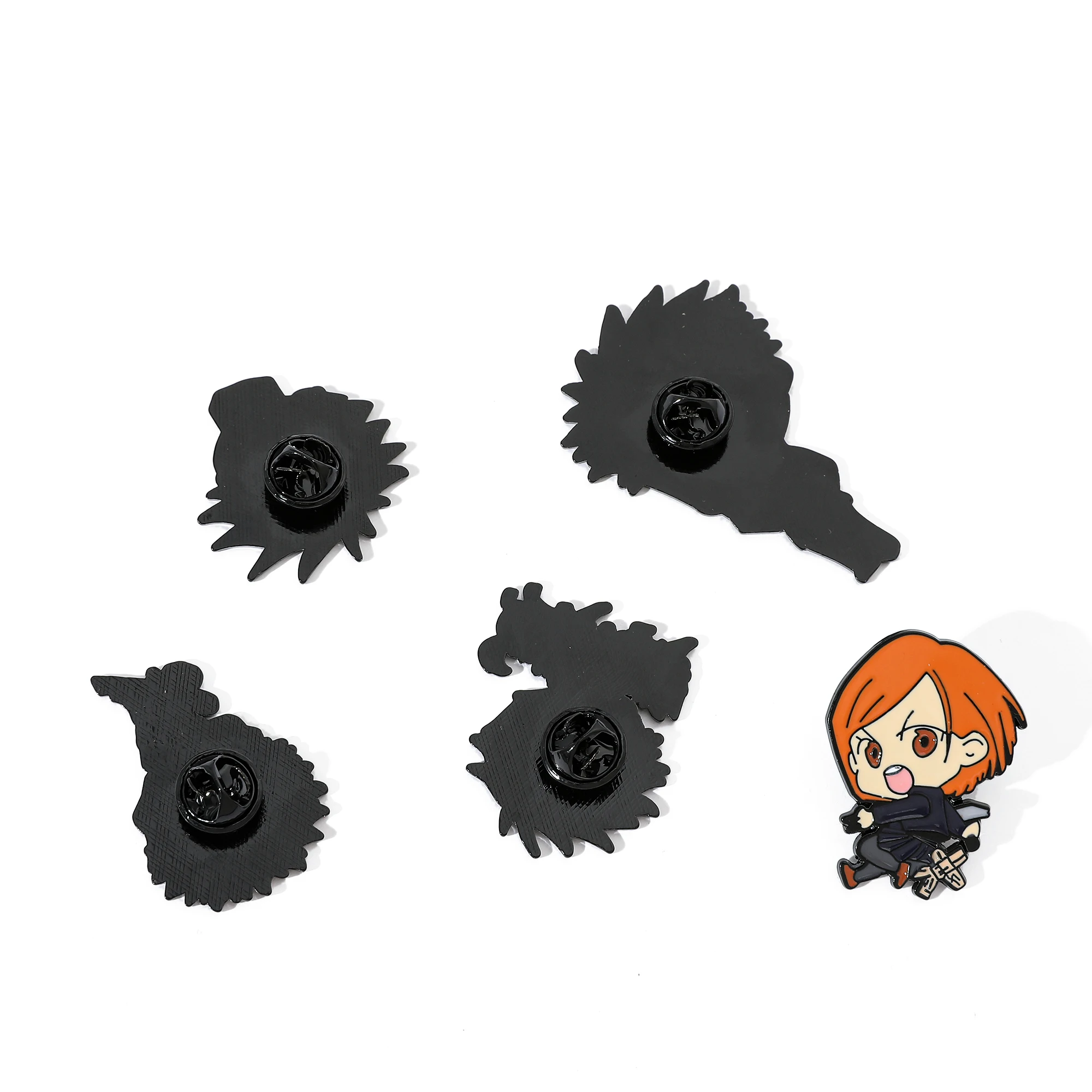 5 Pcs ​​Anime Personality Brooch Funny Cute ​Itadori Yuji ​​ Enamel Pin Metal Badge Jewelry Clothing Backpack Accessories Gift view 2