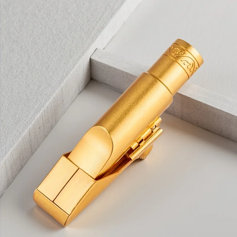 

Beginner's No. 6, Tenor Saxophone Metal Mouthpiece, Jazz Music in B-flat Key, Brass Mouthpiece, Bright Sound, Tenor Saxophone