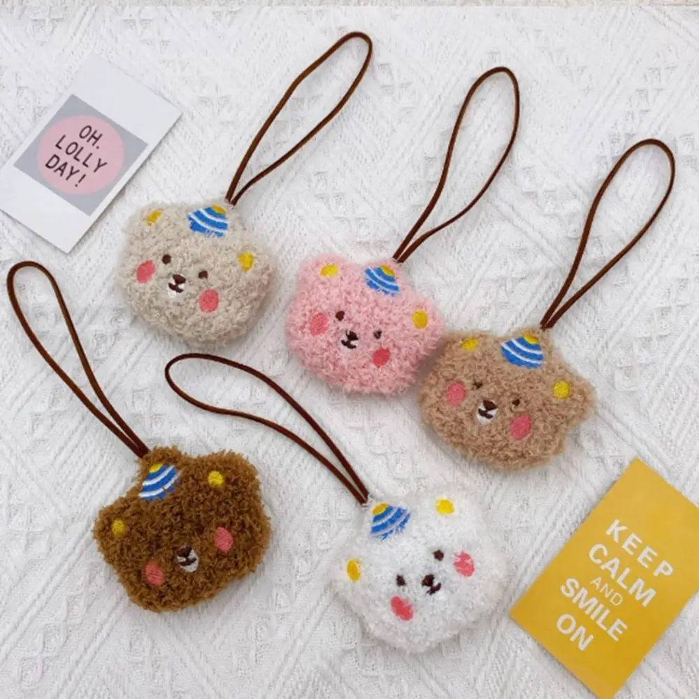 Милый плюшевый медведь куклы кулон мультфильм с именем наклейка сумка кулон рюкзак брелок украшение сумки