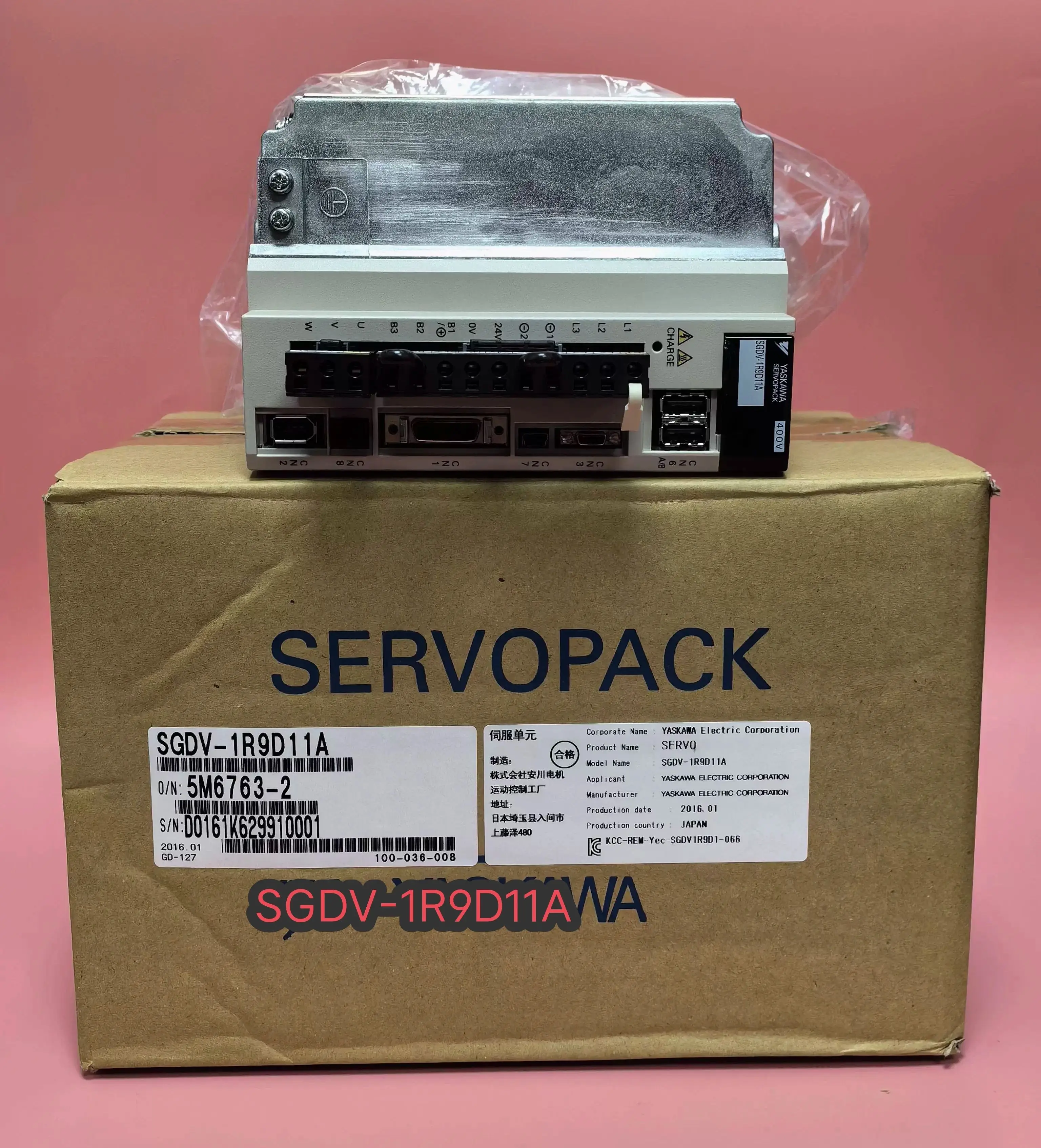 

Новый сервопривод SGDV-1R9D11A, гарантия 12 месяцев SGDV 1R9D11A
