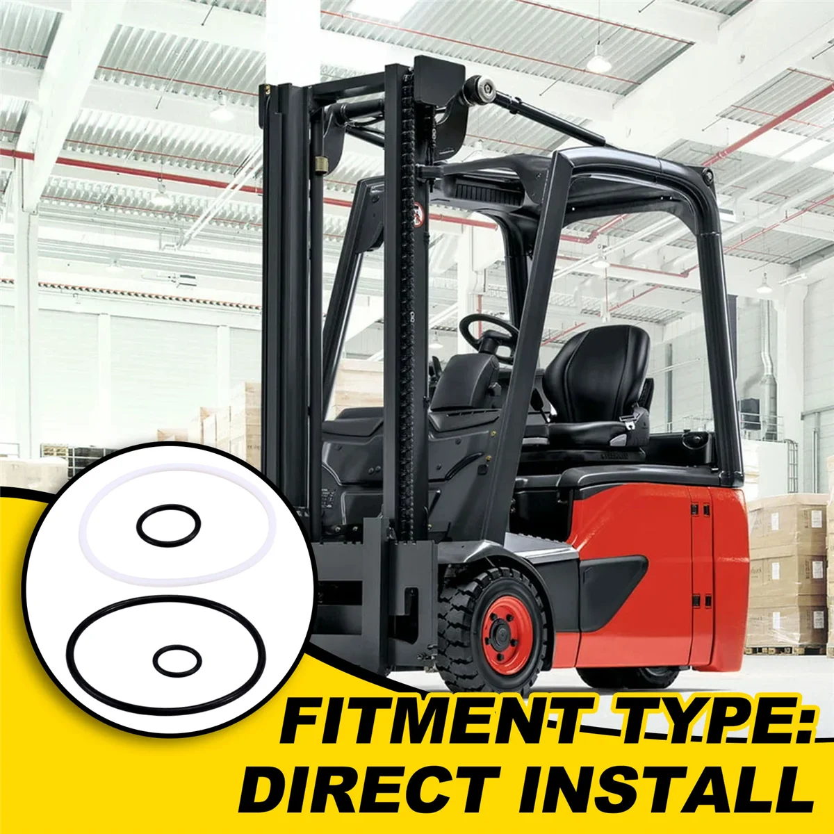 T48C_ 0009608084 طقم ختم مرشح الضغط العالي الهيدروليكي للرافعة الشوكية Linde E14 E16 E18 E20 #5