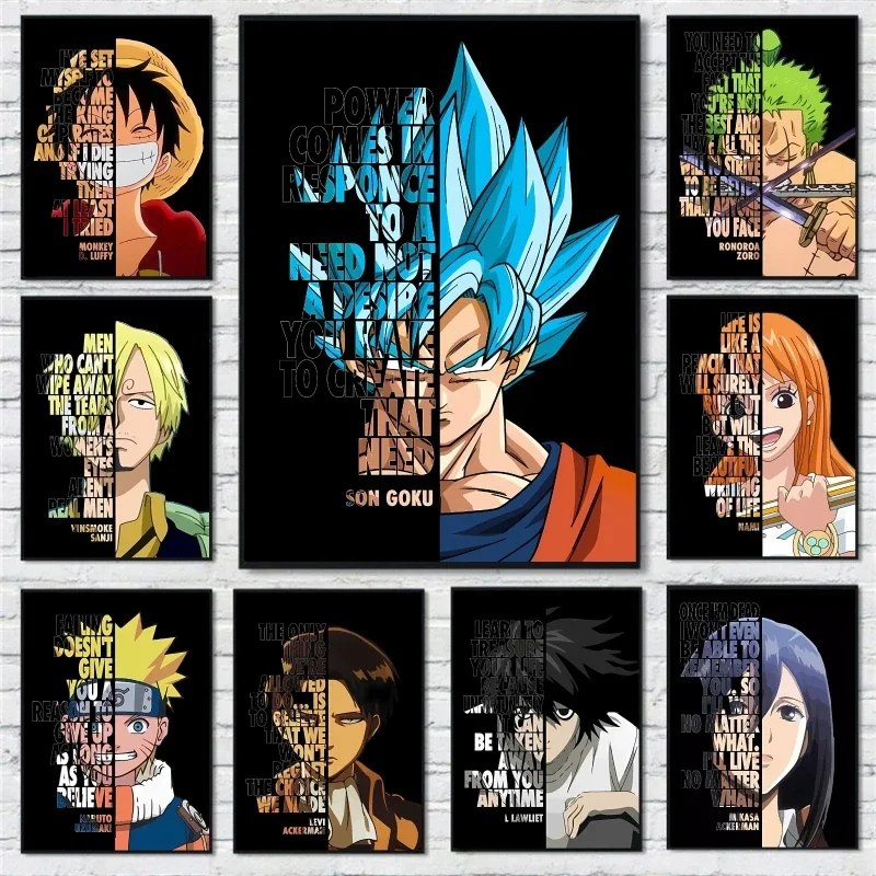 

Hot Anime Poster Dragon Ball High Quality Art Kid Classic Room Home Picture Wall Decoration Children Gifts Hanging Decorative