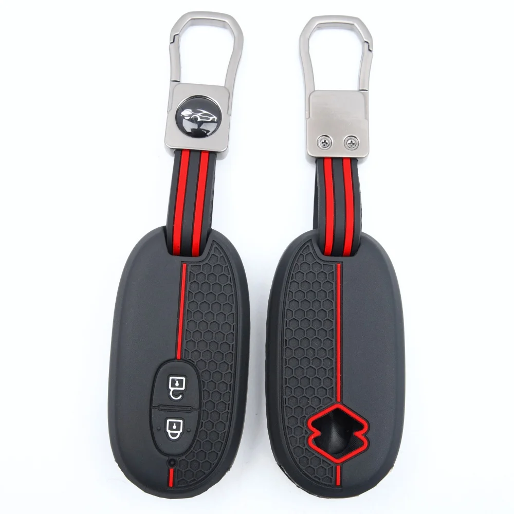 Soft Silicone Key Fob Case For Suzuki Wagon R Every Hustler Palette Solio Alto Lapin Spacia with clasp holder Long Lasting
