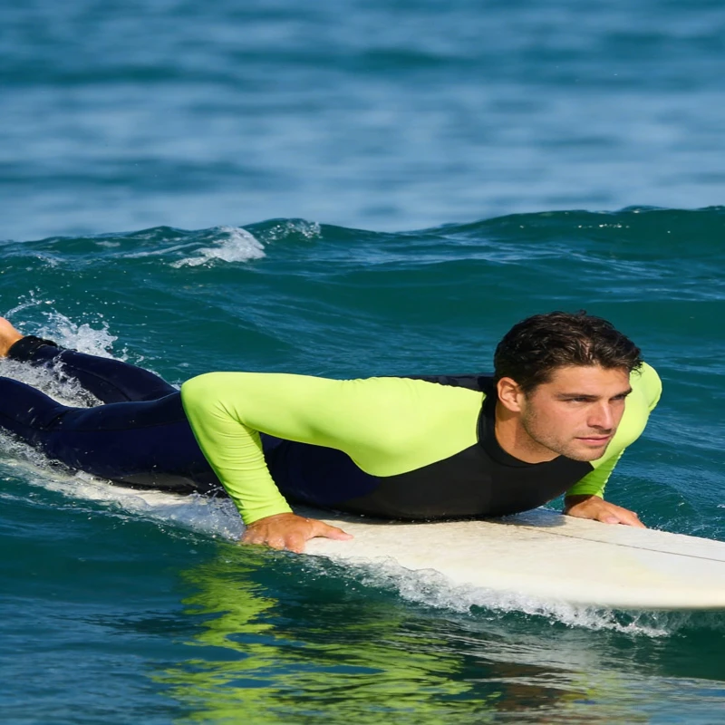 

Мужская рубашка-рашгард с длинным рукавом для серфинга, из мягкой ткани лайкра, с защитой от солнца и УФ-излучения, для плавания